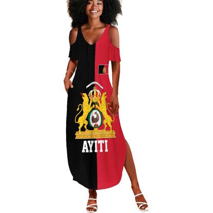 First Empire Afro-Haitians 1804-1806 Summer Maxi Dress Liberte ou la Mort - African Pride