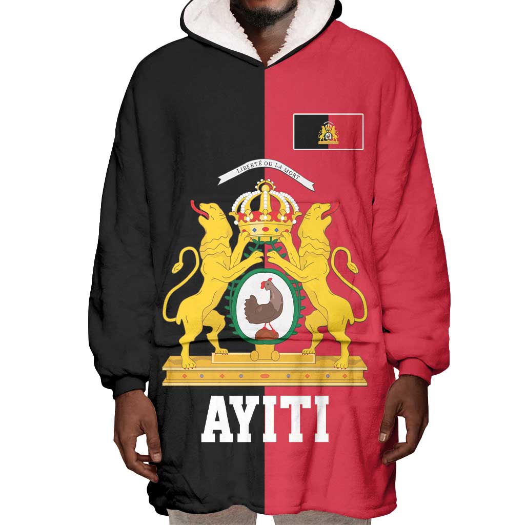 First Empire Afro-Haitians 1804-1806 Wearable Blanket Hoodie Liberte ou la Mort - African Pride
