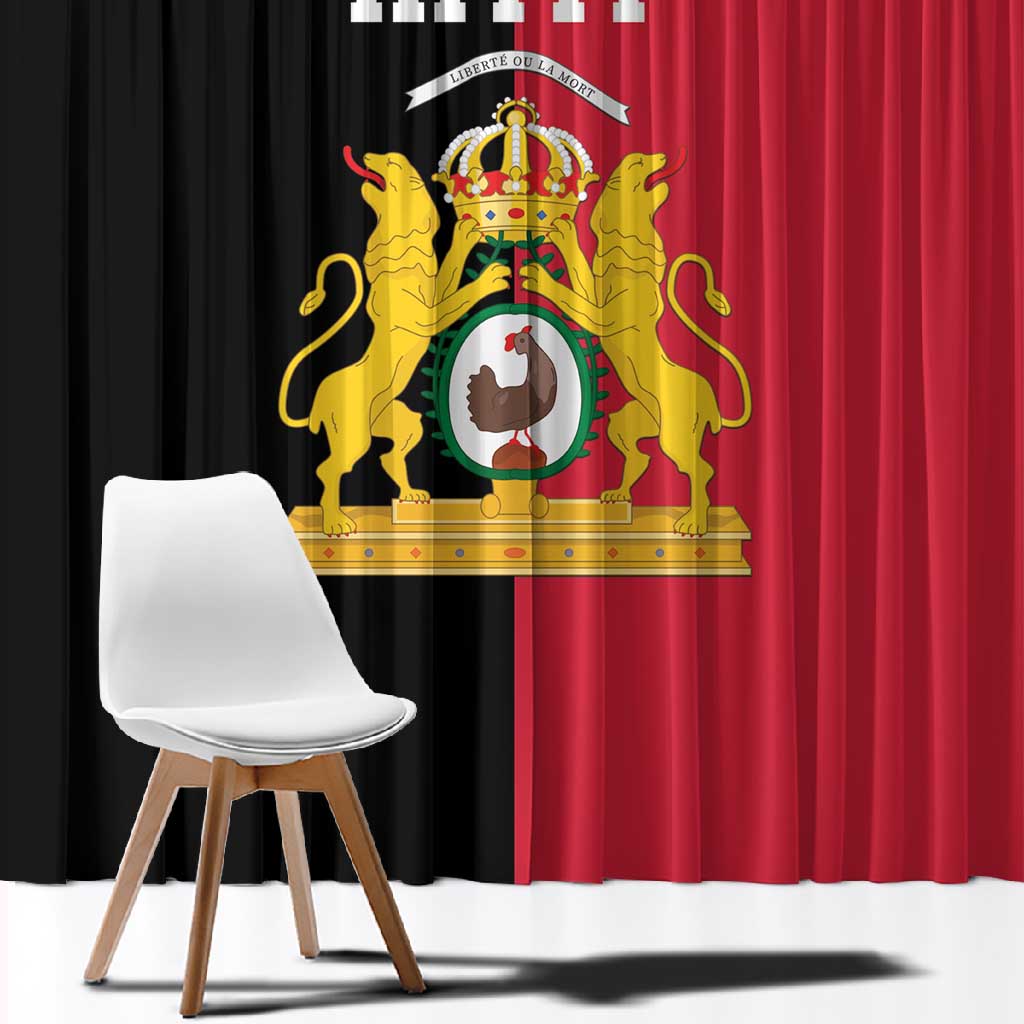 First Empire Afro-Haitians 1804-1806 Window Curtain Liberte ou la Mort - African Pride