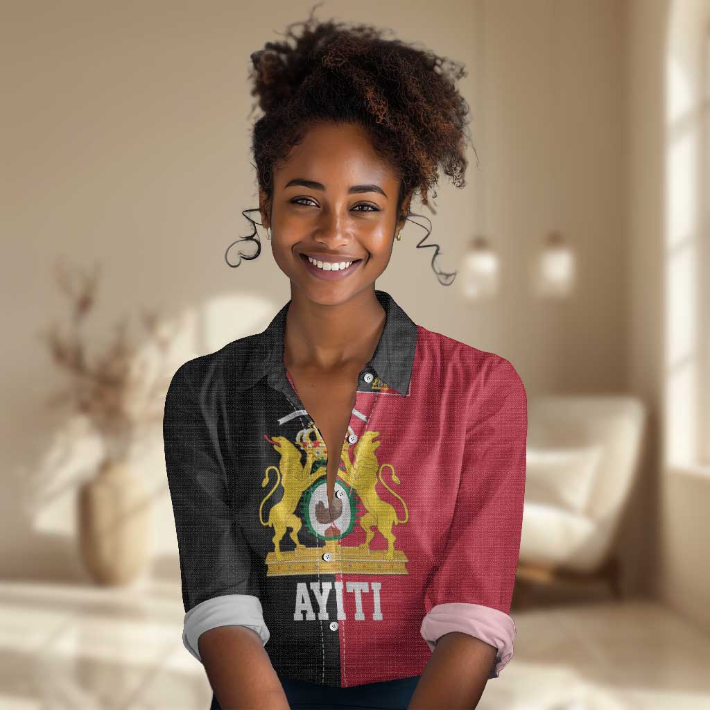 First Empire Afro-Haitians 1804-1806 Women Casual Shirt Liberte ou la Mort - African Pride