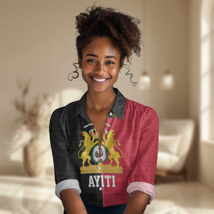 First Empire Afro-Haitians 1804-1806 Women Casual Shirt Liberte ou la Mort - African Pride