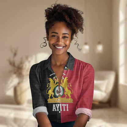 First Empire Afro-Haitians 1804-1806 Women Casual Shirt Liberte ou la Mort - African Pride