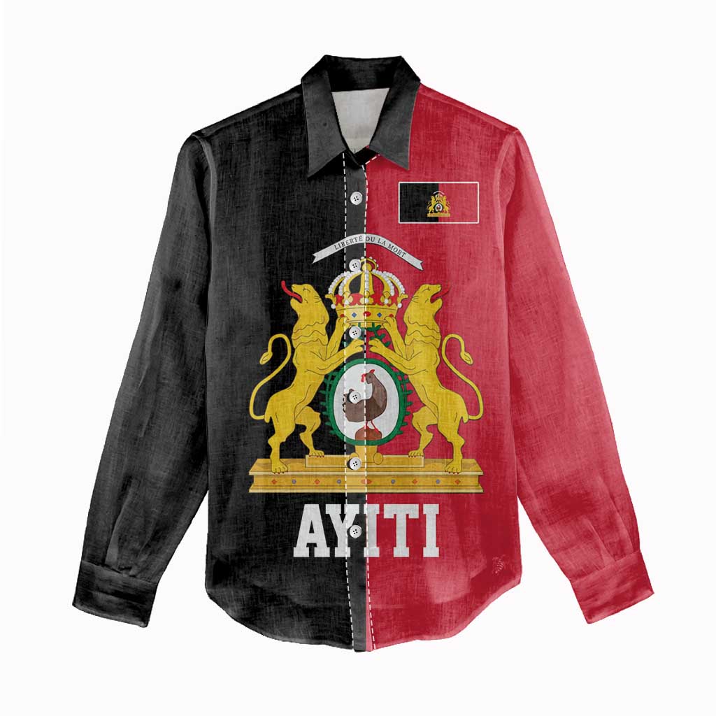 First Empire Afro-Haitians 1804-1806 Women Casual Shirt Liberte ou la Mort - African Pride