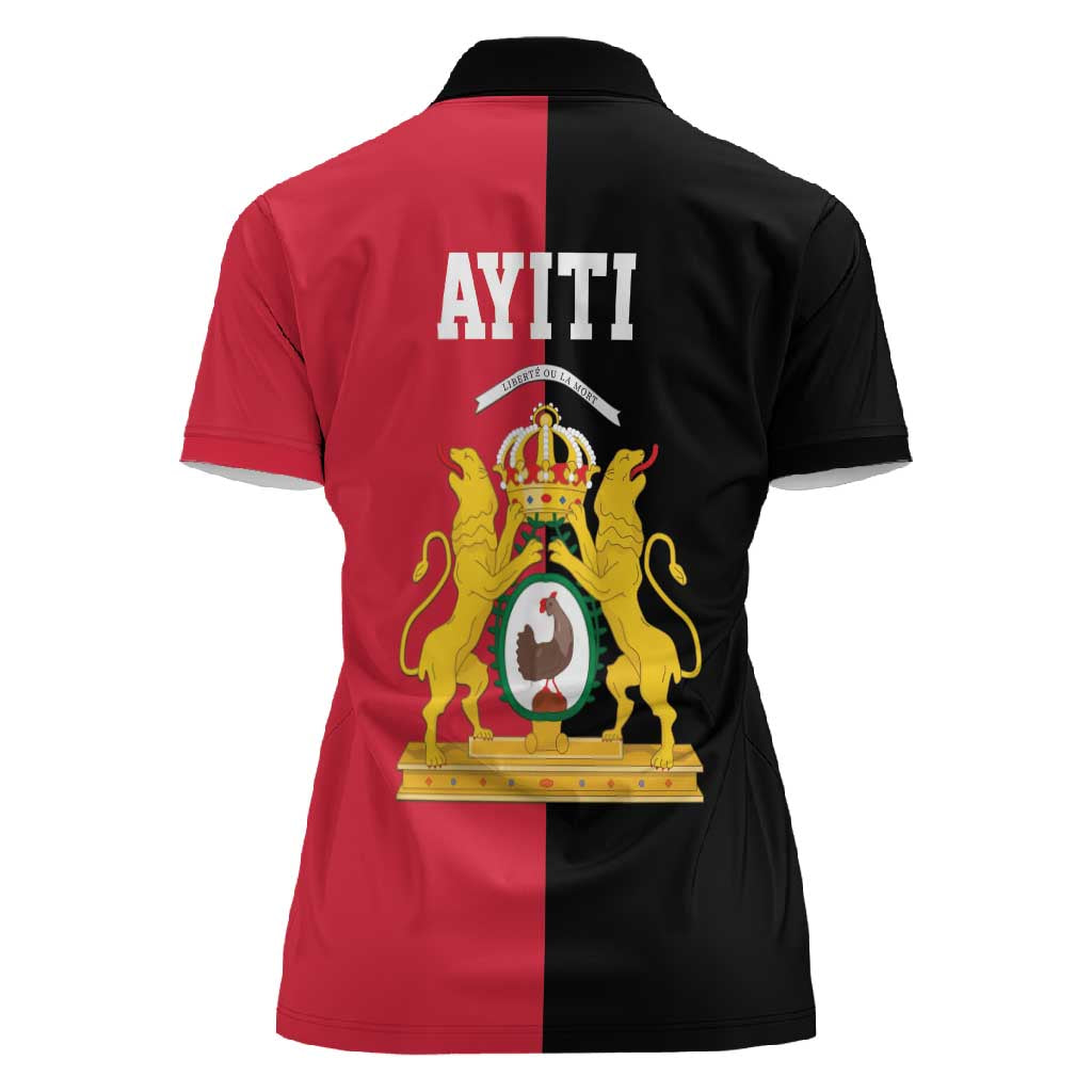 First Empire Afro-Haitians 1804-1806 Women Polo Shirt Liberte ou la Mort - African Pride