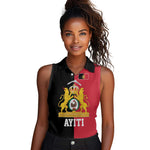 First Empire Afro-Haitians 1804-1806 Women Sleeveless Polo Shirt Liberte ou la Mort - African Pride