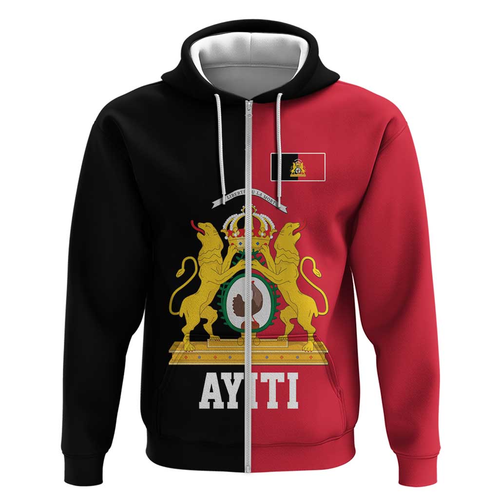 First Empire Afro-Haitians 1804-1806 Zip Hoodie Liberte ou la Mort - African Pride