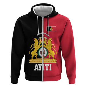 First Empire Afro-Haitians 1804-1806 Zip Hoodie Liberte ou la Mort - African Pride