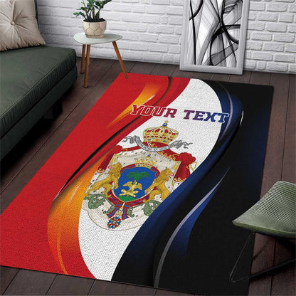 Personalized Second Empire Afro-Haitians 1849-1859 Area Rug Dieu Ma Patrie Et Mon Epee - African Pride