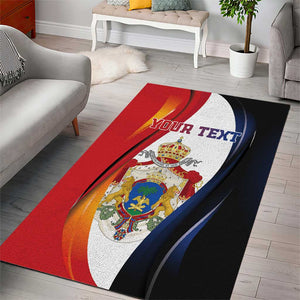 Personalized Second Empire Afro-Haitians 1849-1859 Area Rug Dieu Ma Patrie Et Mon Epee - African Pride