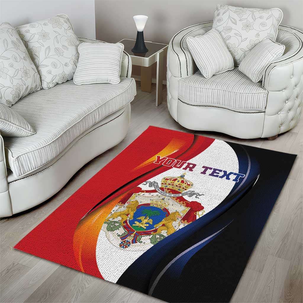 Personalized Second Empire Afro-Haitians 1849-1859 Area Rug Dieu Ma Patrie Et Mon Epee - African Pride