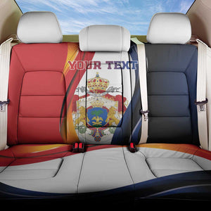 Personalized Second Empire Afro-Haitians 1849-1859 Back Car Seat Cover Dieu Ma Patrie Et Mon Epee - African Pride
