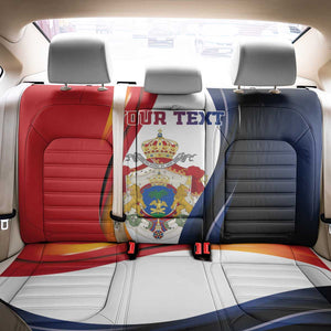 Personalized Second Empire Afro-Haitians 1849-1859 Back Car Seat Cover Dieu Ma Patrie Et Mon Epee - African Pride