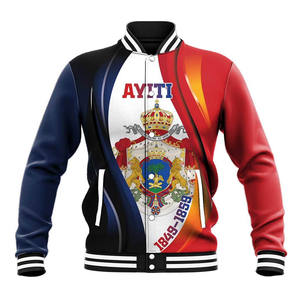 Personalized Second Empire Afro-Haitians 1849-1859 Baseball Jacket Dieu Ma Patrie Et Mon Epee - African Pride