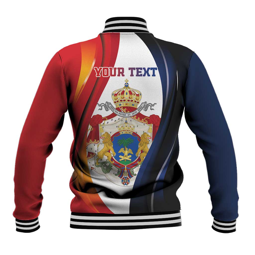 Personalized Second Empire Afro-Haitians 1849-1859 Baseball Jacket Dieu Ma Patrie Et Mon Epee - African Pride
