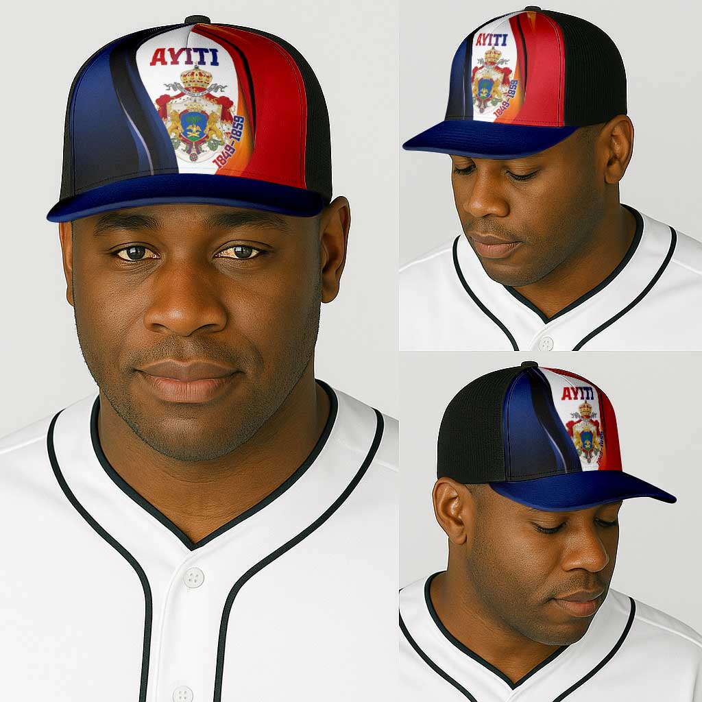 Second Empire Afro-Haitians 1849-1859 Baseball Net Cap Dieu Ma Patrie Et Mon Epee - African Pride