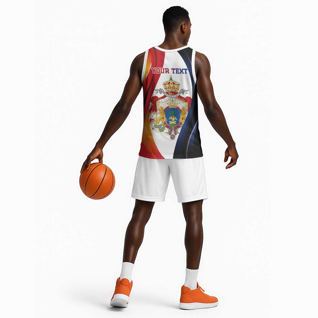 Personalized Second Empire Afro-Haitians 1849-1859 Basketball Jersey Dieu Ma Patrie Et Mon Epee - African Pride