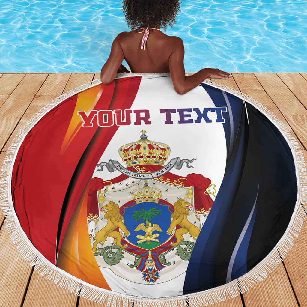 Personalized Second Empire Afro-Haitians 1849-1859 Beach Blanket Dieu Ma Patrie Et Mon Epee - African Pride