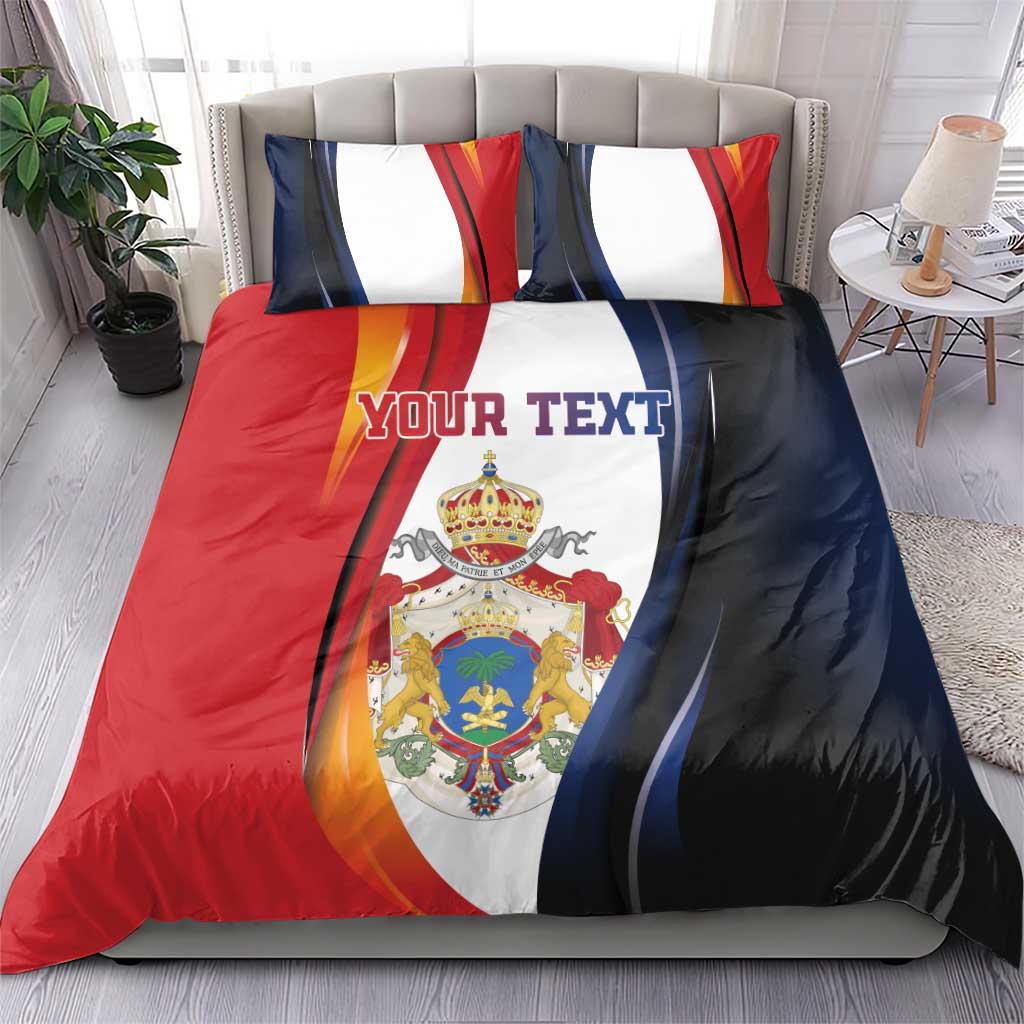 Personalized Second Empire Afro-Haitians 1849-1859 Bedding Set Dieu Ma Patrie Et Mon Epee - African Pride