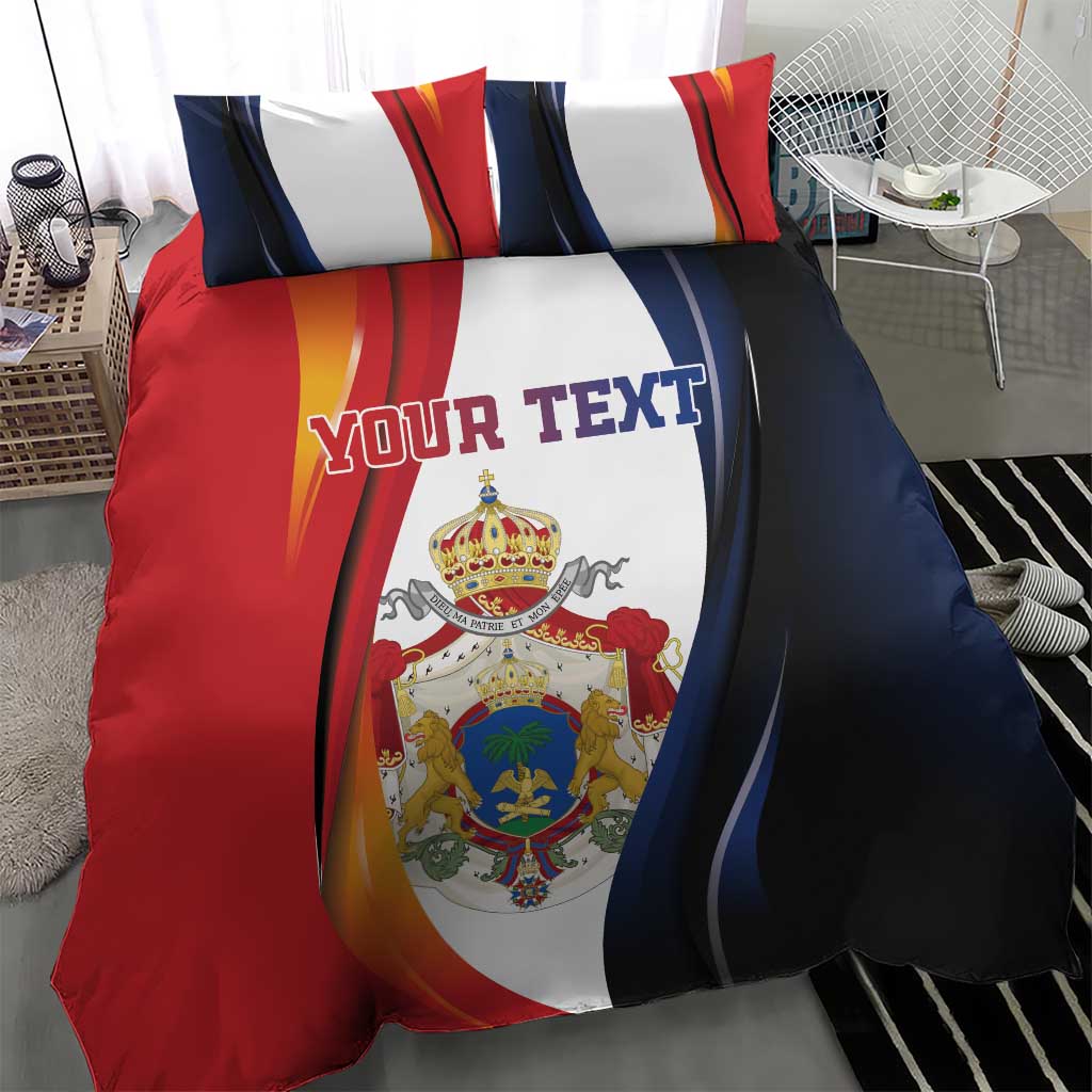Personalized Second Empire Afro-Haitians 1849-1859 Bedding Set Dieu Ma Patrie Et Mon Epee - African Pride