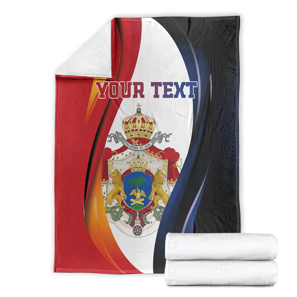 Personalized Second Empire Afro-Haitians 1849-1859 Blanket Dieu Ma Patrie Et Mon Epee - African Pride