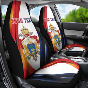 Personalized Second Empire Afro-Haitians 1849-1859 Car Seat Cover Dieu Ma Patrie Et Mon Epee - African Pride