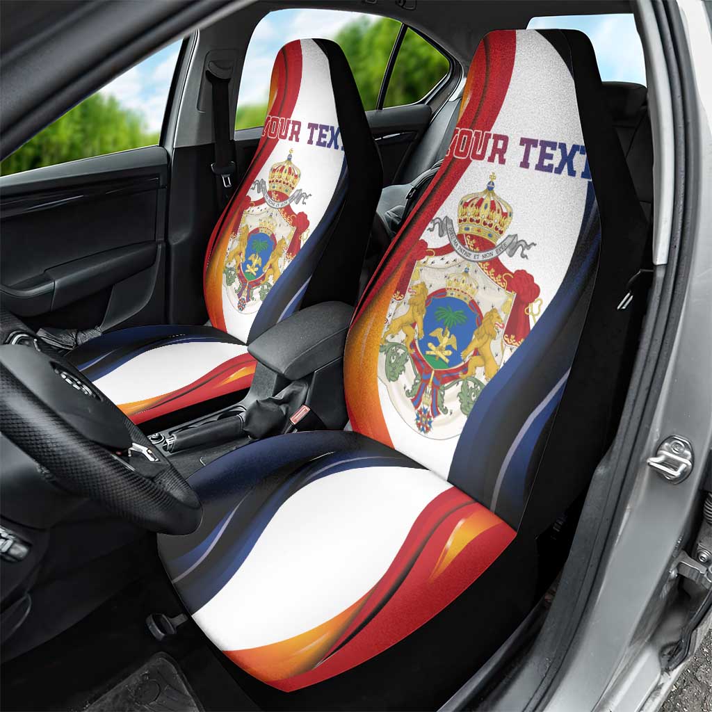 Personalized Second Empire Afro-Haitians 1849-1859 Car Seat Cover Dieu Ma Patrie Et Mon Epee - African Pride