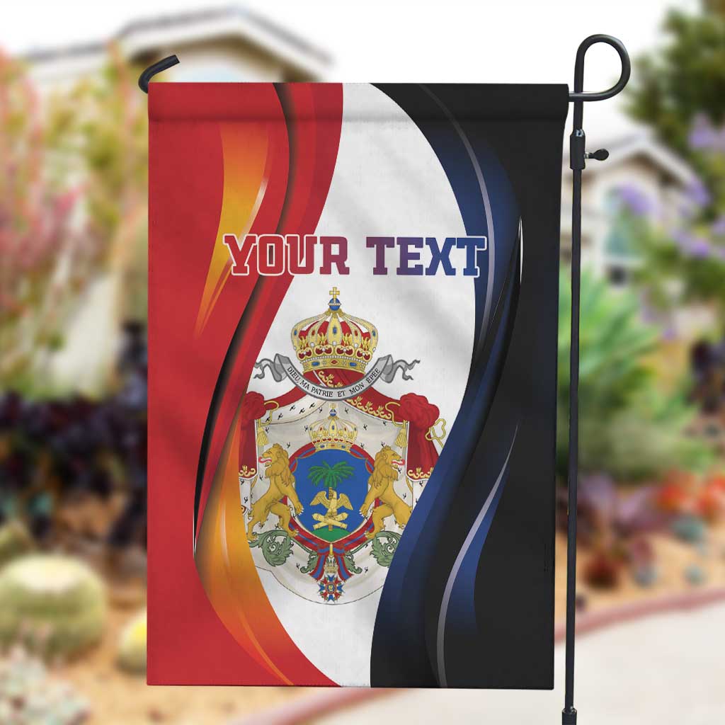 Personalized Second Empire Afro-Haitians 1849-1859 Garden Flag Dieu Ma Patrie Et Mon Epee - African Pride