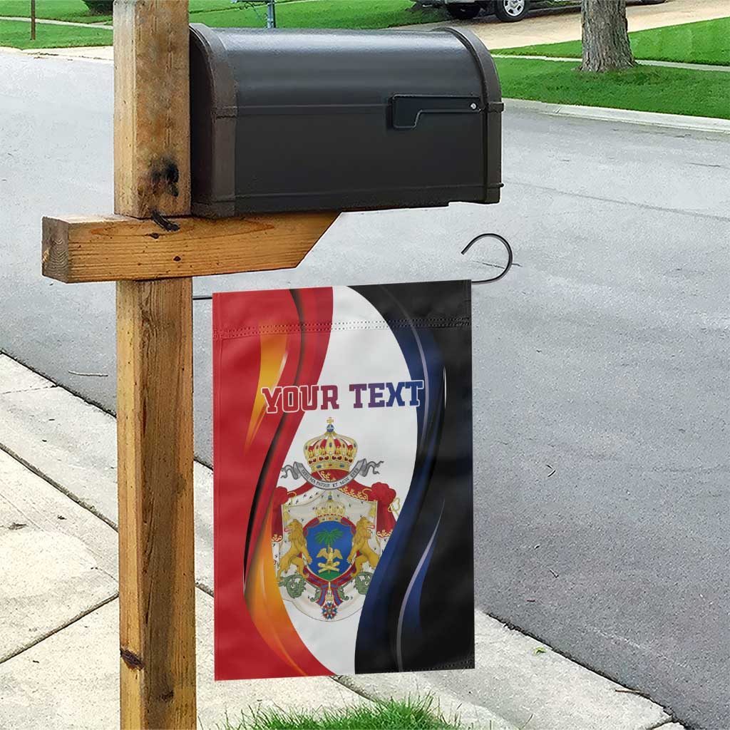 Personalized Second Empire Afro-Haitians 1849-1859 Garden Flag Dieu Ma Patrie Et Mon Epee - African Pride