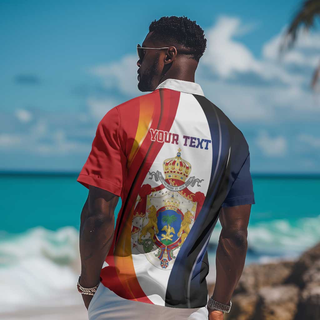Personalized Second Empire Afro-Haitians 1849-1859 Hawaiian Shirt Dieu Ma Patrie Et Mon Epee - African Pride
