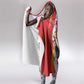 Personalized Second Empire Afro-Haitians 1849-1859 Hooded Blanket Dieu Ma Patrie Et Mon Epee - African Pride