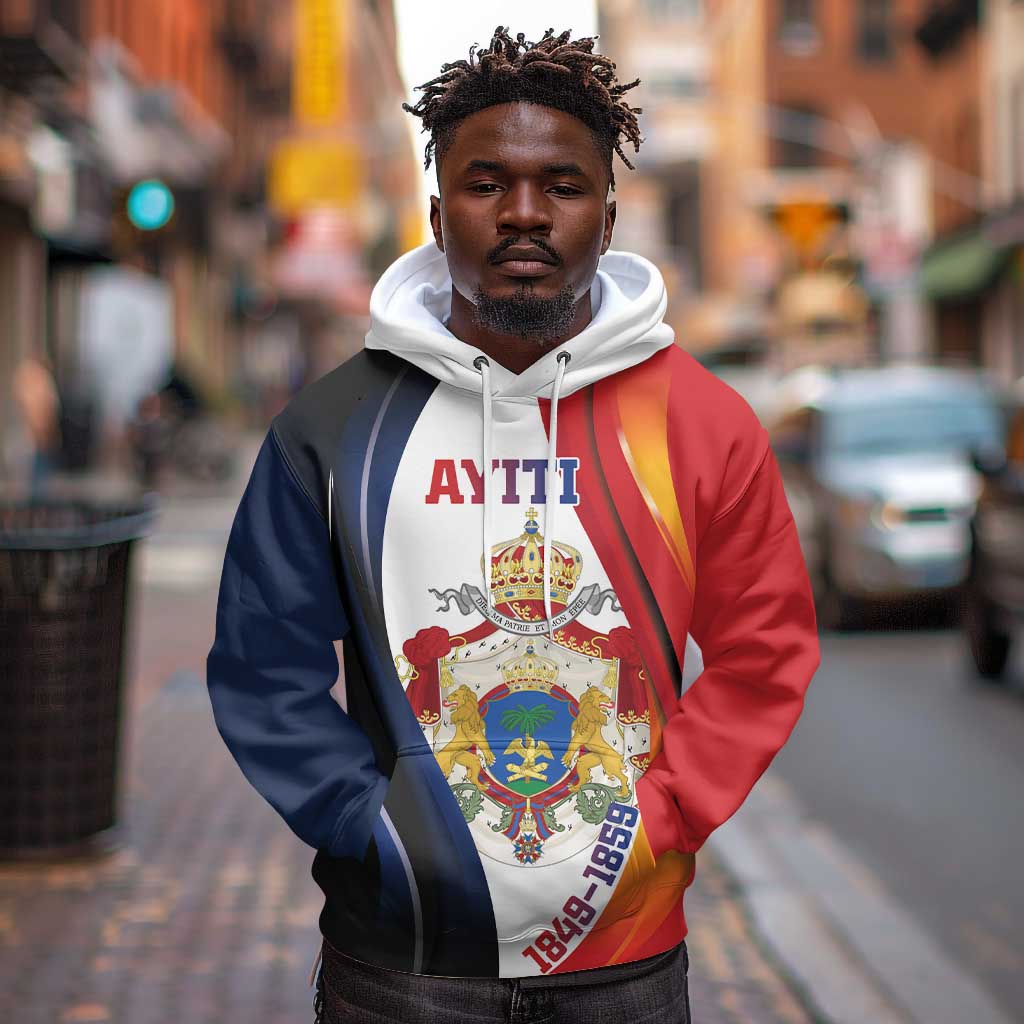 Personalized Second Empire Afro-Haitians 1849-1859 Hoodie Dieu Ma Patrie Et Mon Epee - African Pride