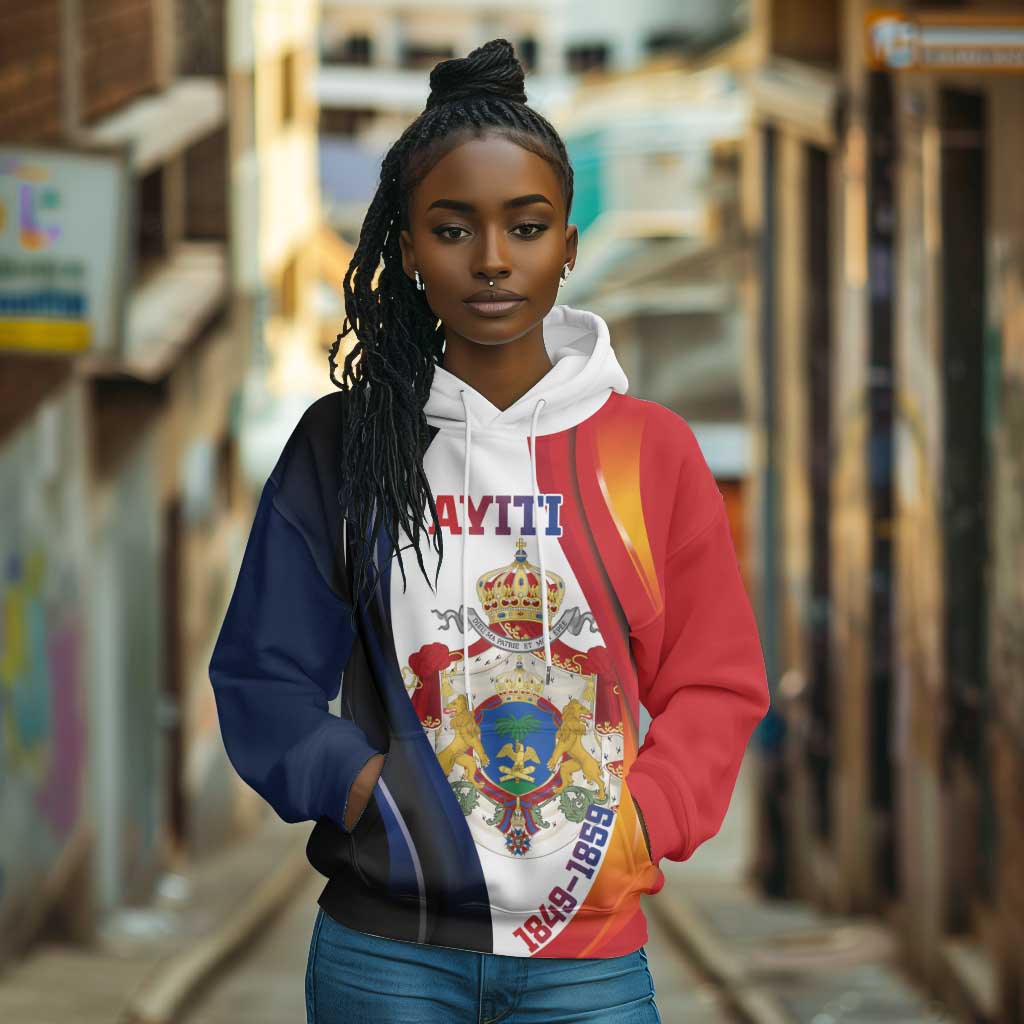 Personalized Second Empire Afro-Haitians 1849-1859 Hoodie Dieu Ma Patrie Et Mon Epee - African Pride