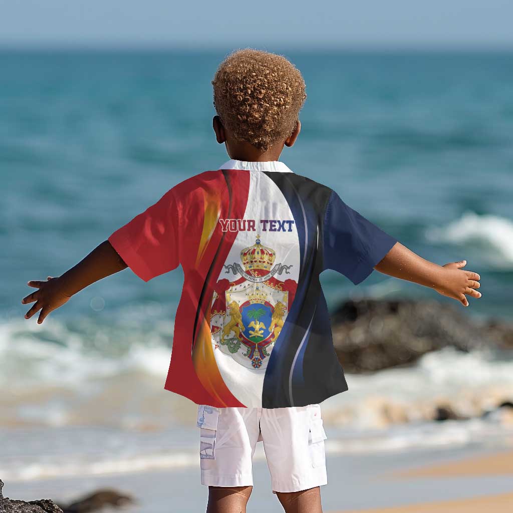 Personalized Second Empire Afro-Haitians 1849-1859 Kid Hawaiian Shirt Dieu Ma Patrie Et Mon Epee - African Pride