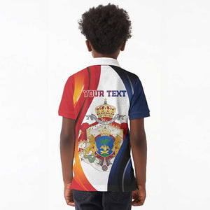 Personalized Second Empire Afro-Haitians 1849-1859 Kid Polo Shirt Dieu Ma Patrie Et Mon Epee - African Pride
