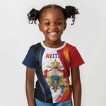 Personalized Second Empire Afro-Haitians 1849-1859 Kid T shirt Dieu Ma Patrie Et Mon Epee - African Pride