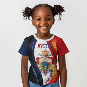 Personalized Second Empire Afro-Haitians 1849-1859 Kid T shirt Dieu Ma Patrie Et Mon Epee - African Pride