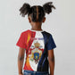 Personalized Second Empire Afro-Haitians 1849-1859 Kid T shirt Dieu Ma Patrie Et Mon Epee - African Pride