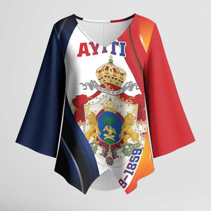 Personalized Second Empire Afro-Haitians 1849-1859 Kimono Sleeve Blouse Dieu Ma Patrie Et Mon Epee