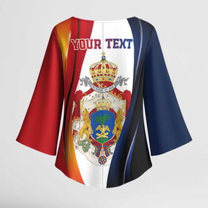 Personalized Second Empire Afro-Haitians 1849-1859 Kimono Sleeve Blouse Dieu Ma Patrie Et Mon Epee