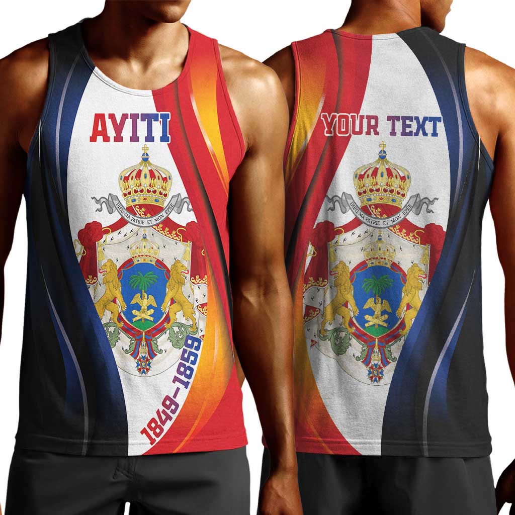 Personalized Second Empire Afro-Haitians 1849-1859 Men Tank Top Dieu Ma Patrie Et Mon Epee - African Pride