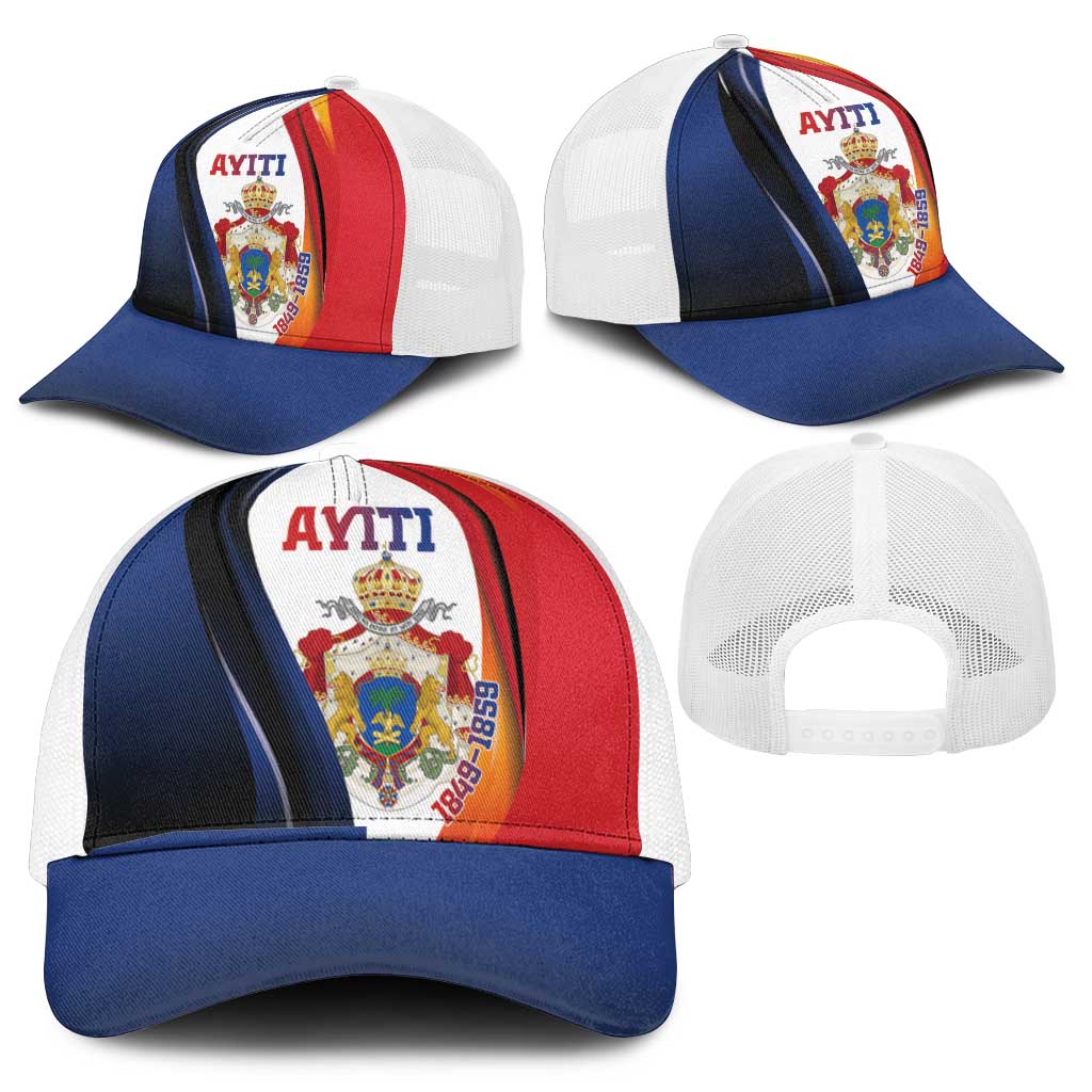 Second Empire Afro-Haitians 1849-1859 Mesh Trucker Cap Dieu Ma Patrie Et Mon Epee - African Pride