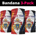 Personalized Second Empire Afro-Haitians 1849-1859 Neck Gaiter Dieu Ma Patrie Et Mon Epee - African Pride