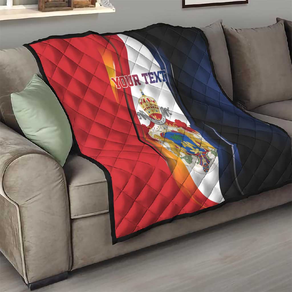 Personalized Second Empire Afro-Haitians 1849-1859 Quilt Dieu Ma Patrie Et Mon Epee - African Pride