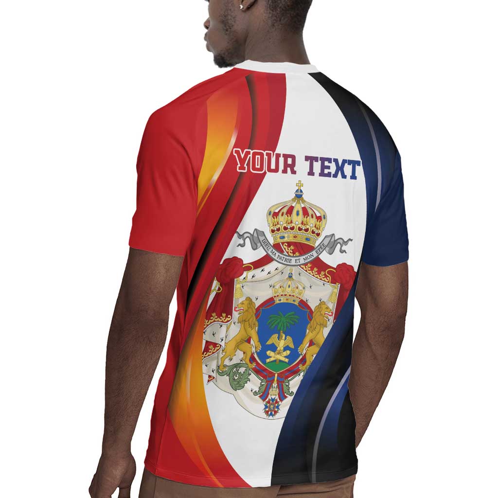 Personalized Second Empire Afro-Haitians 1849-1859 Rugby Jersey Dieu Ma Patrie Et Mon Epee - African Pride
