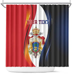 Personalized Second Empire Afro-Haitians 1849-1859 Shower Curtain Dieu Ma Patrie Et Mon Epee - African Pride