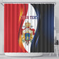 Personalized Second Empire Afro-Haitians 1849-1859 Shower Curtain Dieu Ma Patrie Et Mon Epee - African Pride