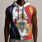 Personalized Second Empire Afro-Haitians 1849-1859 Sleeveless Hoodie Dieu Ma Patrie Et Mon Epee - African Pride