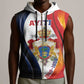Personalized Second Empire Afro-Haitians 1849-1859 Sleeveless Zip Hoodie Dieu Ma Patrie Et Mon Epee - African Pride