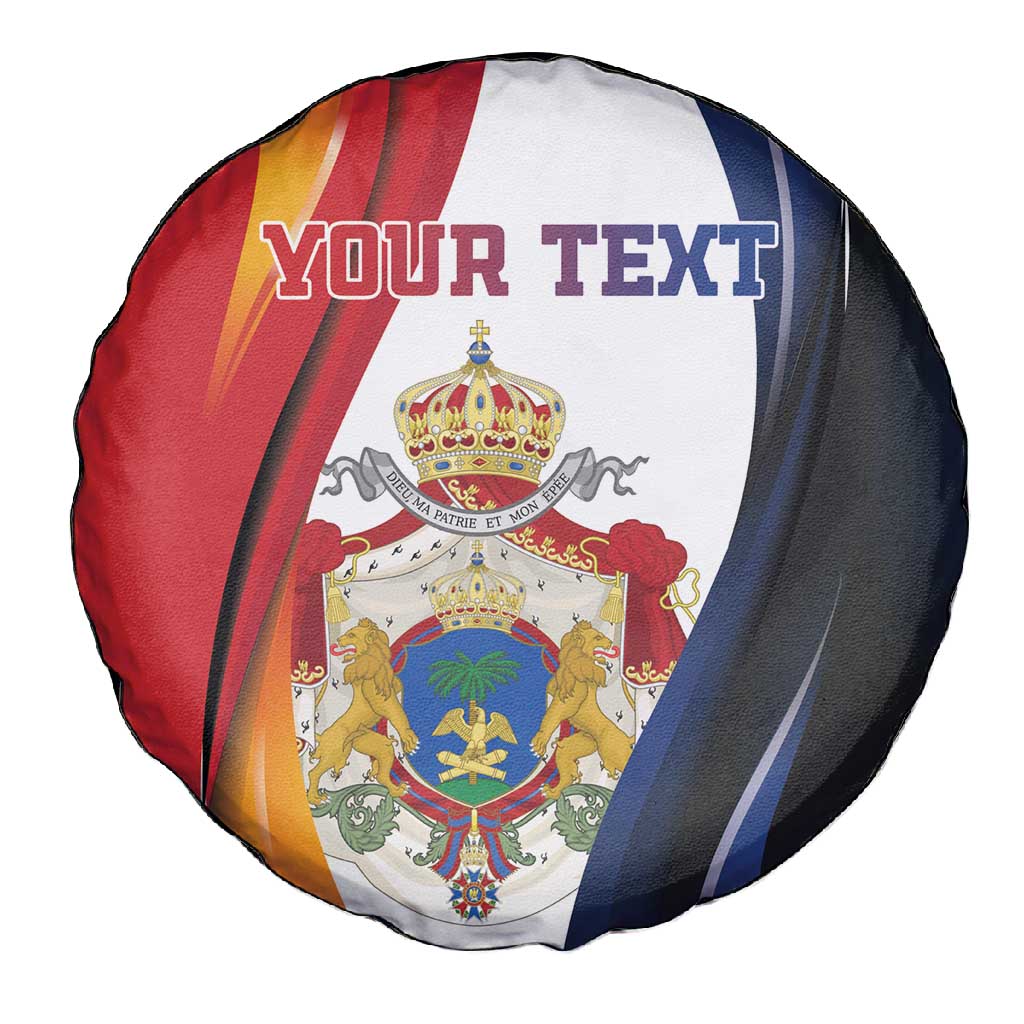 Personalized Second Empire Afro-Haitians 1849-1859 Spare Tire Cover Dieu Ma Patrie Et Mon Epee - African Pride
