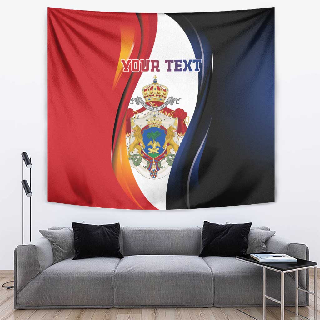 Personalized Second Empire Afro-Haitians 1849-1859 Tapestry Dieu Ma Patrie Et Mon Epee - African Pride